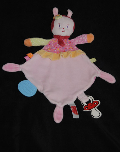 🐞Doudou plat coccinelle