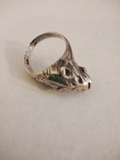 Bague rock homme en argent forme tête de LION taille 58 occasion