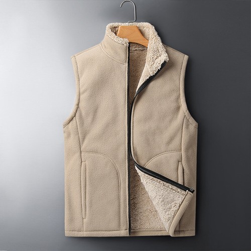 Hommes gilet polaire - polaire, doublé