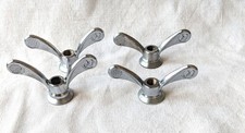 Set of 4 Butterfly nuts Huret  Ø 8 et Ø 9,5 pour serrage de roue vélo ancien 
