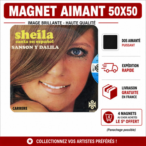 Magnet sheila sanson dalila - magnet,