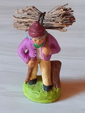 Santon fouque Porteur De Bois 6 Cms