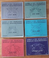 Armes à Feu Françaises, Modèles réglementaires - 6 volumes - BOUDRIOT & MARQUISE
