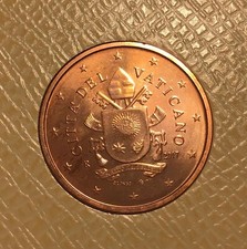 5 centimes euro BU Vatican