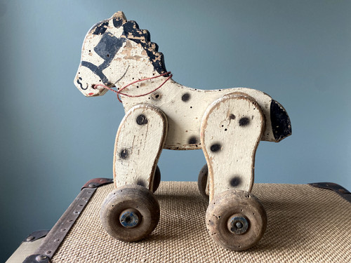 Cheval bois peint jouet - peint,,