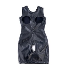 Femmes Cupless Harnais PU Cuir