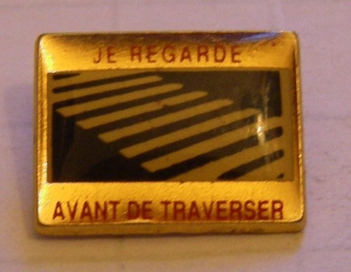 Pin prevention routiere je - pin's,