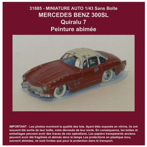 2109 miniature mercedes 300sl - miniature,