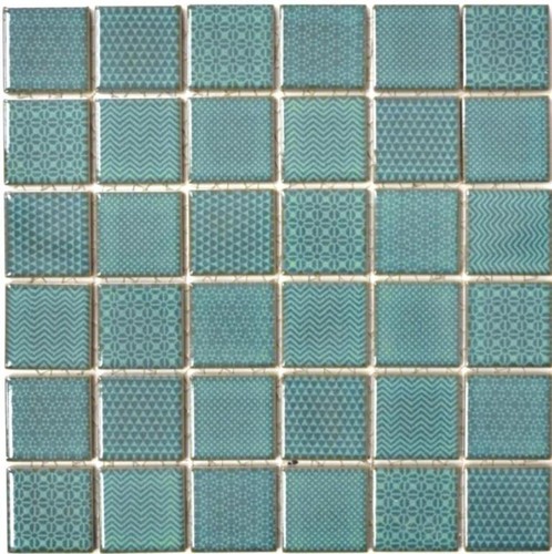 Mosaïque turquoise vert - mosaïque,