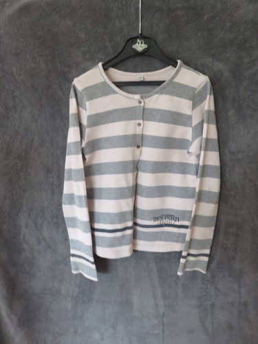 Gilet rayé gris rose - gris, ♥