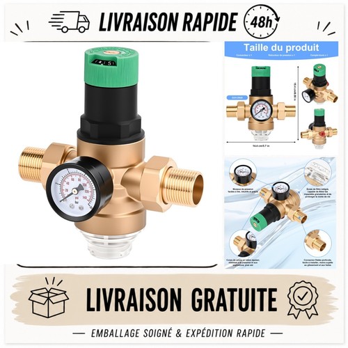 Réducteur pression eau - de, d'eau