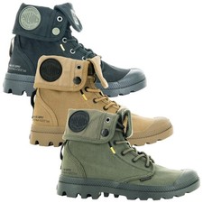 Palladium Pampa Baggy Supply Bottes Lacet Revers Hi Haut Hommes Femmes Taille