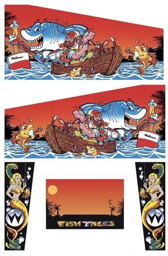 Stickers fish tales modele - tales, 2
