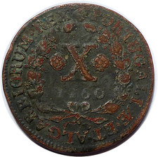 PORTUGAL 10 Reis 1760