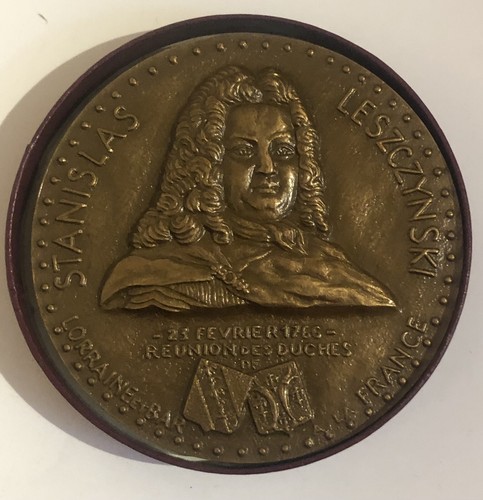 Médaille bronze stanislas - en,