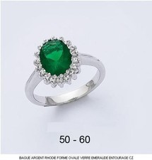 Bague Rhodié T52 Marquise