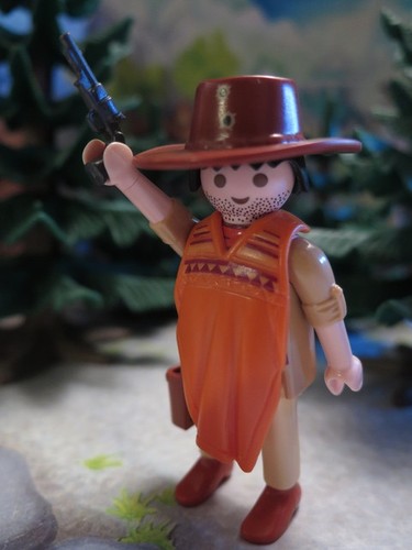 Cowboy bandit beige playmobil - cowboy,