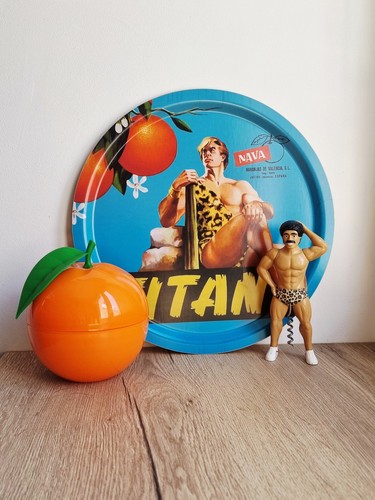 Plateau rond oranges - rond, –