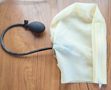 latex cagoule in translucent