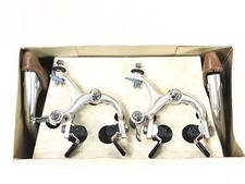 VINTAGE Jeu d'étriers et de freins à levier Campagnolo Nuovo Record NOS état ...