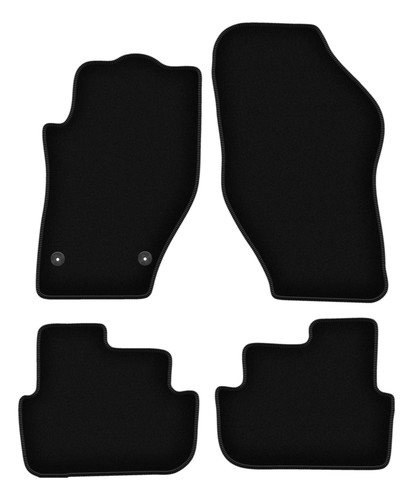 Tapis sol velours noir - tapis,