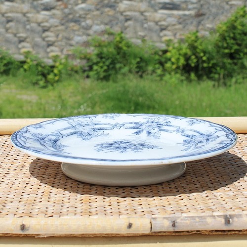 Ancienne assiette montée - , en