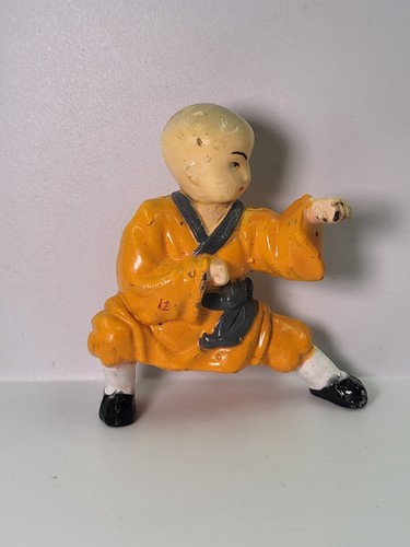 Figurine vintage enfant moine - vintage,
