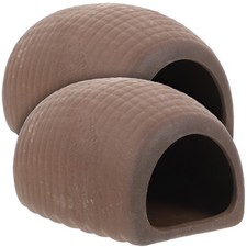  2 Pcs Aquarium Decoration Cachette Poisson Grotte Du Poisson-poisson