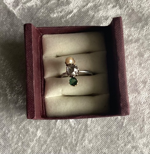 Bague ancienne argent massif - argent,