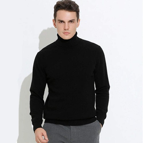 Pull col roulé - , en