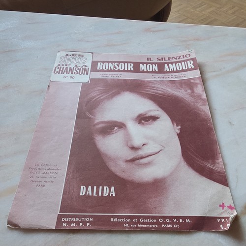 Partition dalida silenzio - partition, il