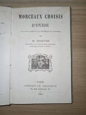Morceaux choisis, Ovide, M