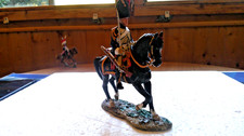 CAVALIER/SOLDAT de plomb 10cm