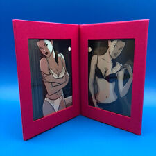 WALTER MINUS BELINDA ET SAMANTHA PIN-UP  CADRE 2 PHOTOS RELIÉ PLEINE TOILE