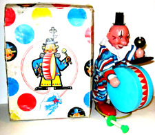 AUTOMATE A PISTON RARE CLOWN TAMBOUR GRELOT ET CYMBALE -EX/VEB-MESJU CARL-S.A.S.