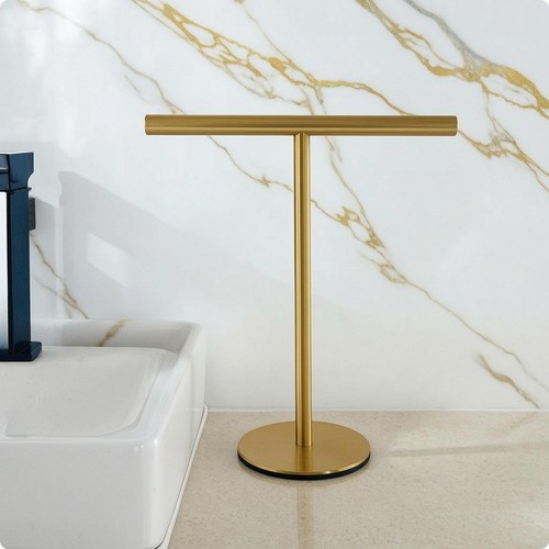 Porte serviette sur pied - porte-serviette,