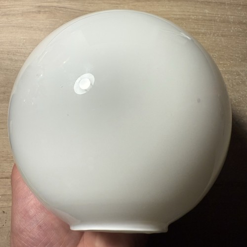 Globe boule blanc opaline - globe, en