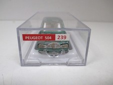 MAJORETTE PEUGEOT 504 N° 239 Made in France + BOITE CRISTAL REPRO COPY