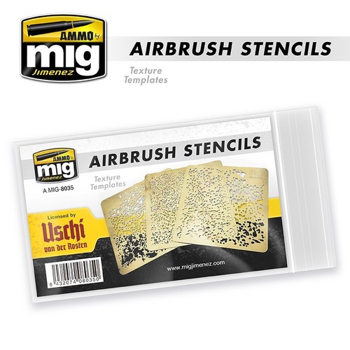 Pochoirs pour aérographe - , (x3)