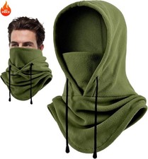 Masque de ski cagoule polaire thermique hiver, cache-cou, snood, écharpe, chapeaux à capuche