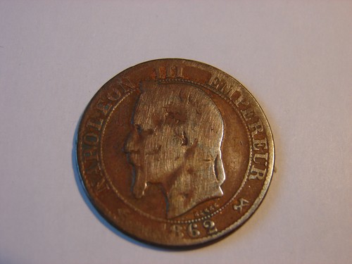 France centimes napoleon - france., 5