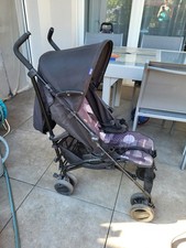 Poussette canne CHICCO bon état gris/noir