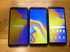 LOT 3 TELEPHONE SAMSUNG J4 PLUS 32 GO  * DEFAUT ECRAN * voir description