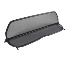 Coupe vent Filet anti-remous compatible avec Peugeot 206 CC 2D (2000-2006) Noir