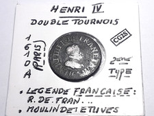 Henri IV Double Tournois 1610