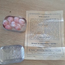 Boite  Les Boules Quies Marque Déposée Depuis 1917 Grand Prix Marseille 1922 