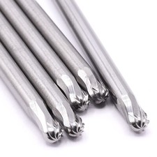 5X VHM Fraise À Tige 3Mm