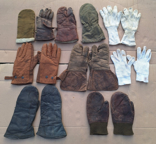 Gros lot militaria gants - militaria, a