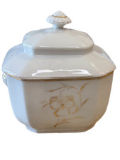 Ancien Sucrier en porcelaine Vieux Paris 