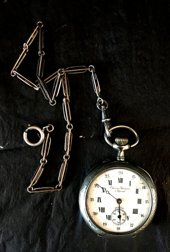 Montre gousset chrono - gousset, argentan